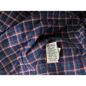 Ralph Lauren Polo Shirt Mens Size XXL 2XL Blue Plaid Classic Fit Button Down